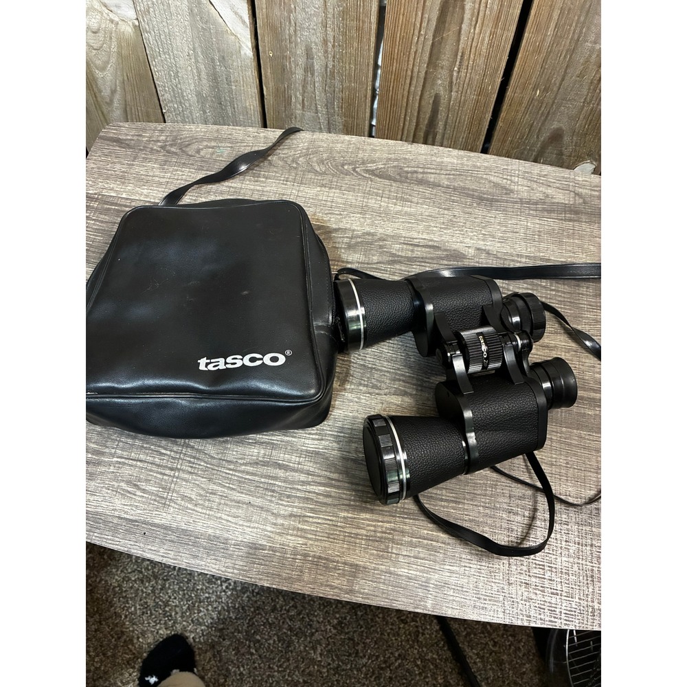 Tasco Zip Focus 10x50mm Wide Angle Binoculars 2023 Fully Coated Optics with Case